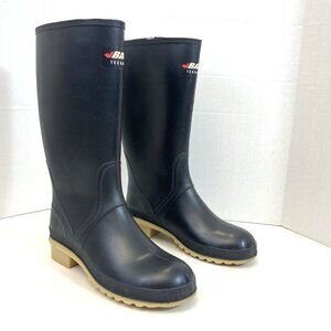 Baffin Technology Rain Boots Men's 8 Waterproof Black Rubber Oil Acid Resistant